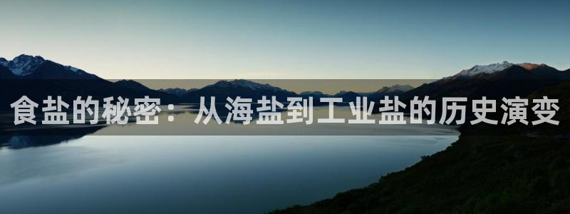 威九国际78mb特点：食盐的秘密：从海盐到工业盐的历史演变
